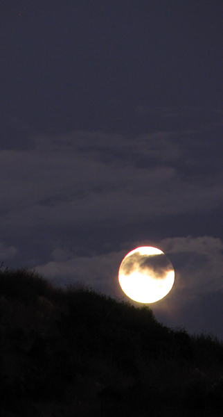 full moon, August 12th